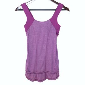 Lululemon Run For Your Life Berry Tank Size 4